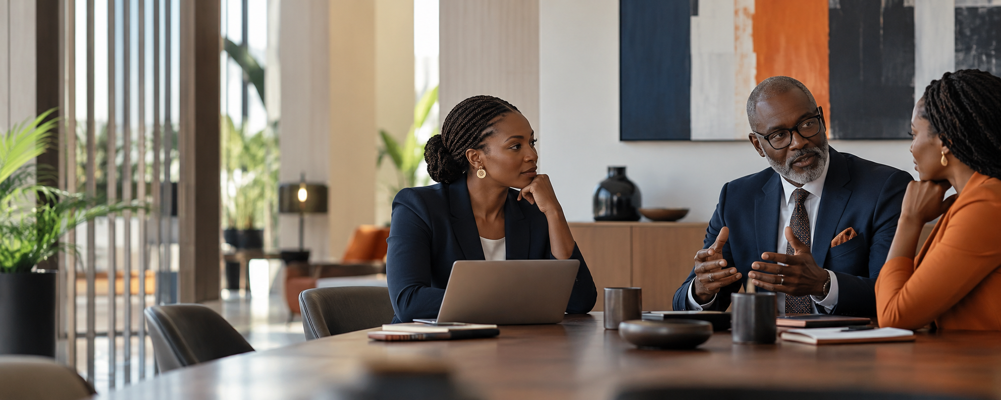 Des cadres africains en conversation stratégique